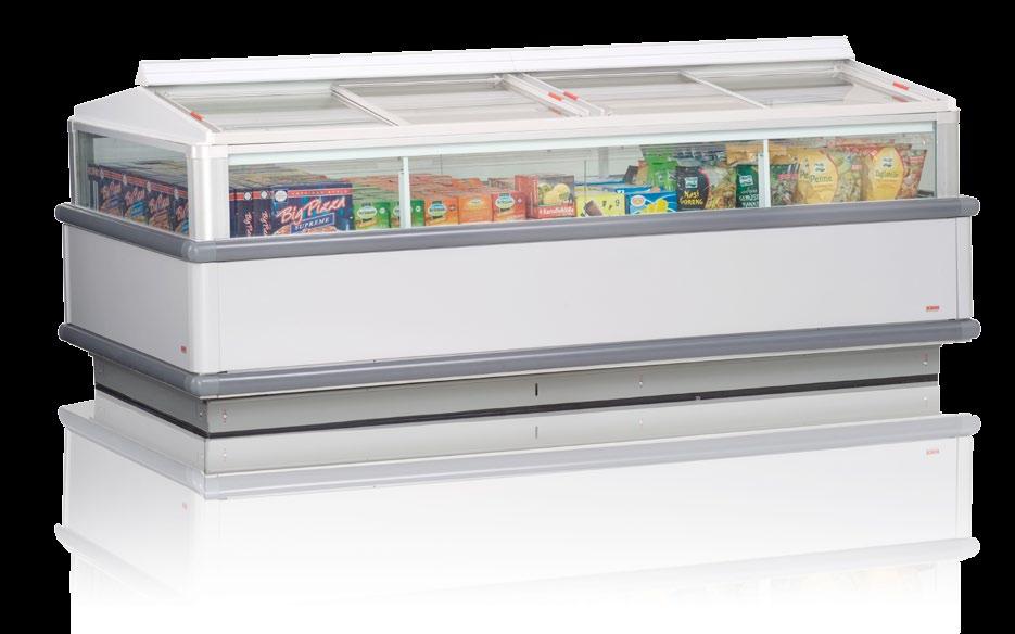Freezer island: Panda KMW has the perfect solution even for smaller stores. Panda freezer island has been specially designed for stores with limited space.