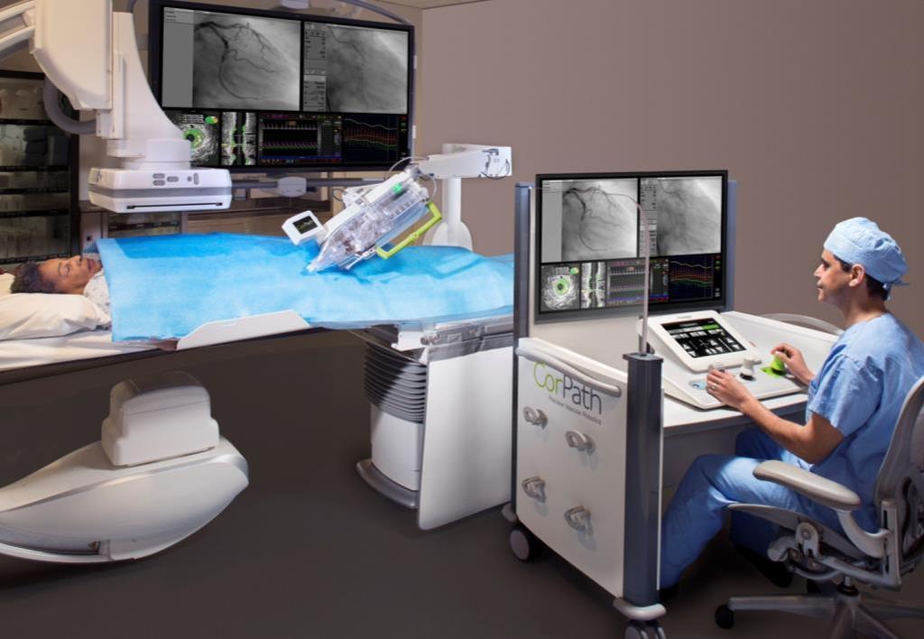 intervention Imaging and device agnostic INTERVENTIONAL COCKPIT Precise robotic control of Guide catheter
