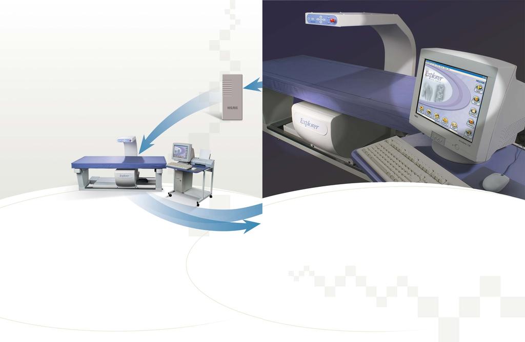 Like all Hologic fan-beam systems, Explorer provides BMD measurement with unsurpassed precision and low patient dose.