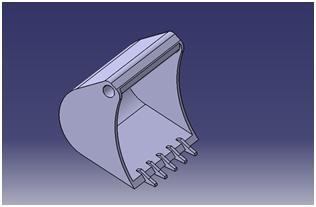 The bucket teeth of the excavator have to bear heavy dynamic loads of materials like soil, rock, etc.