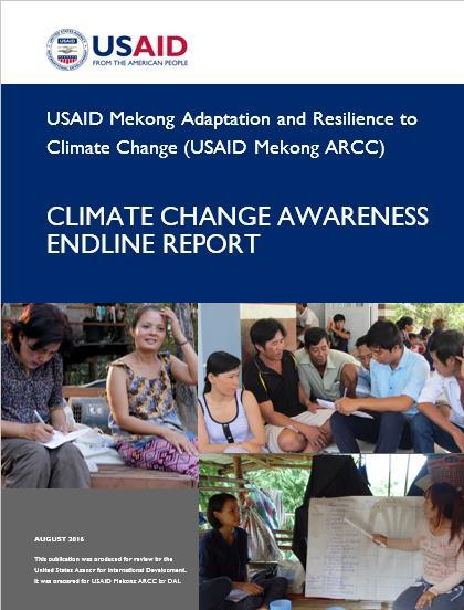 ANNEX II: ENDLINE REPORT The USAID Mekong ARCC Endline Report captures the detail and data behind the program s rigorous M&E efforts.