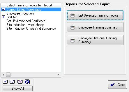 Department training matrix to Excel gives a compressed overview of a department s training position for each employee.