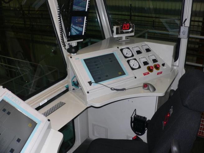 Control Operated from the cabin Fully graphical touch screen