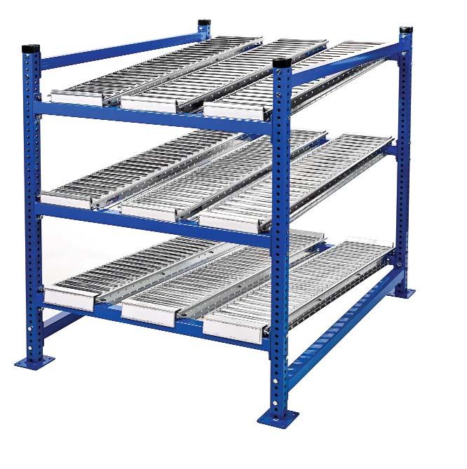 75" aluminum) Lineside Shown with three levels of 75" Aluminum) and