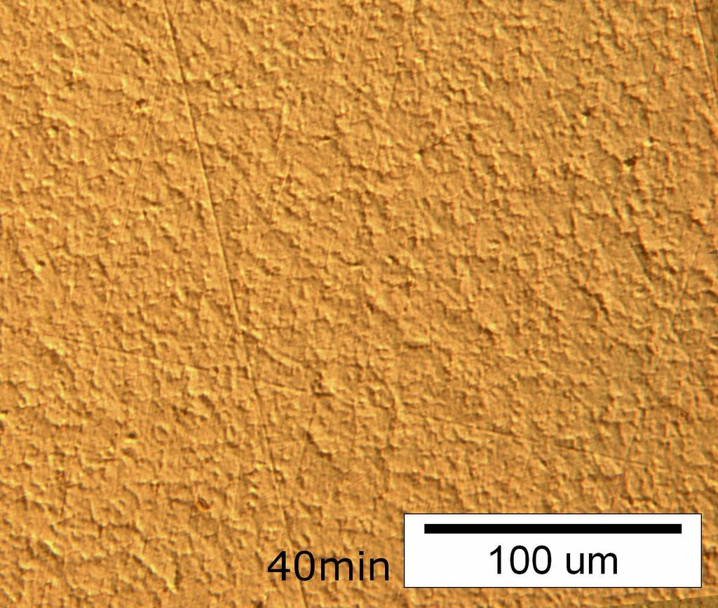 Fig. 9(b). Zirconia. Surface state 2 months after the experiment. Optical microscope.