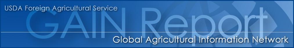 THIS REPORT CONTAINS ASSESSMENTS OF COMMODITY AND TRADE ISSUES MADE BY USDA STAFF AND NOT NECESSARILY STATEMENTS OF OFFICIAL U.S. GOVERNMENT POLICY Required Report - public distribution China -