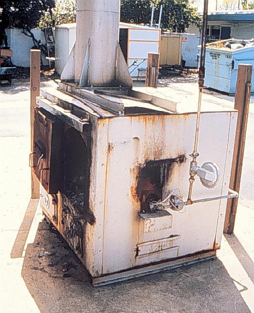 Controlled-Air Incinerator with Staged