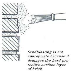 The use of hard mortars high in Portland cement can cause early brick to crack and break.