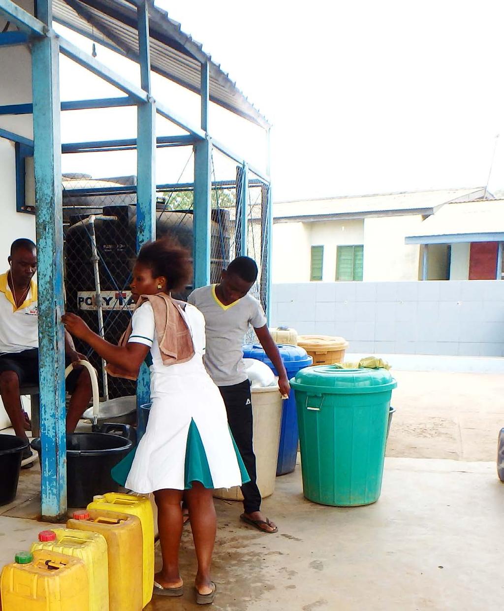 Water kiosk in East Legon Innovation is flourishing in Ghana, with Non-Government Organisations (NGOs) and United Nations agencies working with community