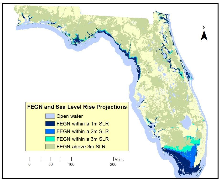 Appendix G. Coast to Inland Connectivity G-14 3) Consider expanding Critical Linkage around strategic areas of the St. Johns River to address potential sea level rise impacts.