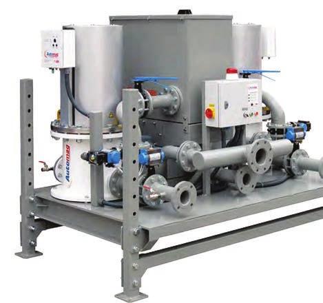 pump Double Automag Skid units are available for large flow rate/heavy contamination applications Technical Data B C A D1