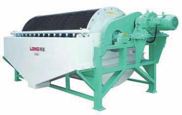 CTS Concurrent Wet Drum Separator Application Short pickup area, high capacity, feeding size 0-12mm,