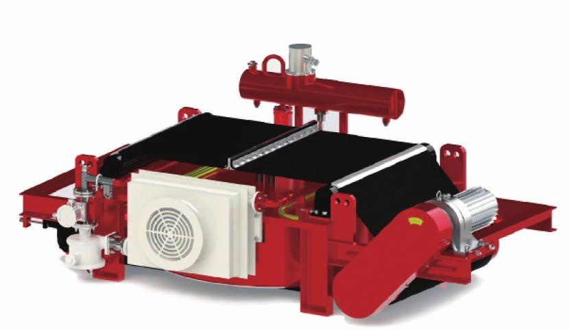 Electromagnetic Separator RCD Series electromagnetic magnetic separator is available in both manual and self-cleaning, and classified into air-cooled,