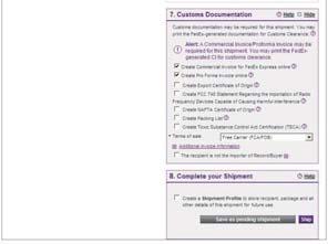 Select the type of commodity and then fill in Commodity description,