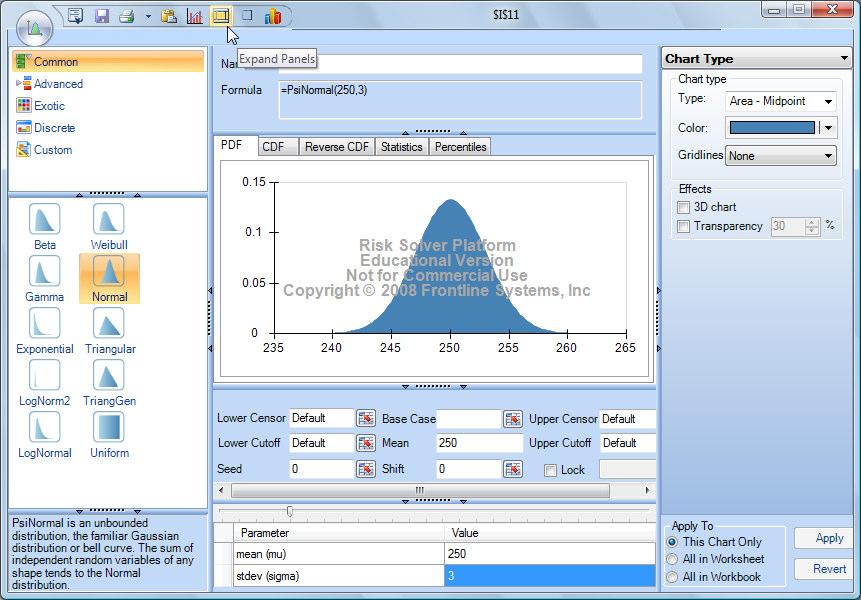 Chapter 12 Introduction to Simulation Using Risk Solver Platform 13 historical data for one