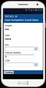 OR Case Management Flow Postoperative useit in the OR reduces the number of steps in capturing and returning unused items by automating the process wherever possible.