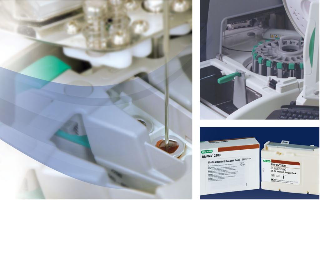 Laboratory: Redefined The BioPlex 2200 system combines the diagnostic power of proprietary multiplex chemistry, state-of-the-art software, the benefits of full automation and random access capability