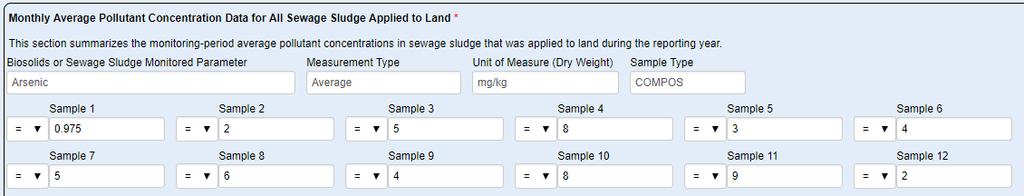 Example #2 - Below is an example of the average calculation where all the sampling data are below the MDL: The laboratory measured the concentration of Arsenic in the facility s sewage sludge each