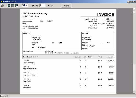 6. Sales Management Invoicing Invoices can be generated from sales orders and service jobs.