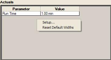 Step 2. Prepare the LC modules 4 Set up to view real- time parameter values (actuals).