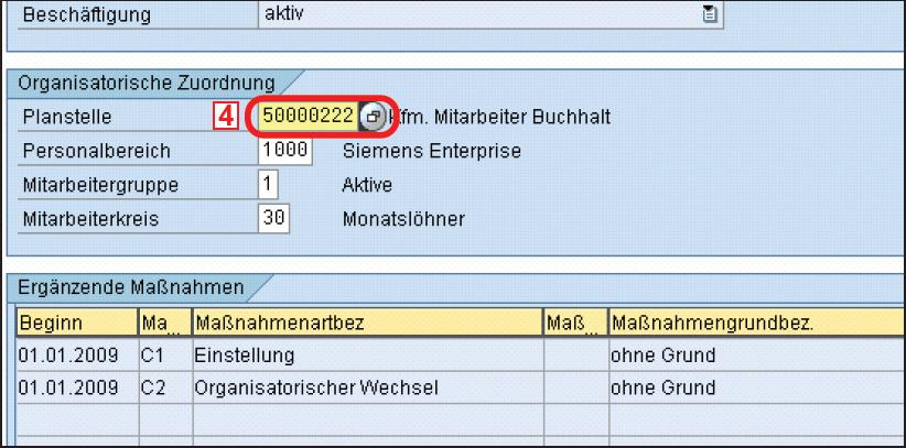 Important for OM: Position field In umantis: The old position is historized in umantis, and a new position is created with the new number.