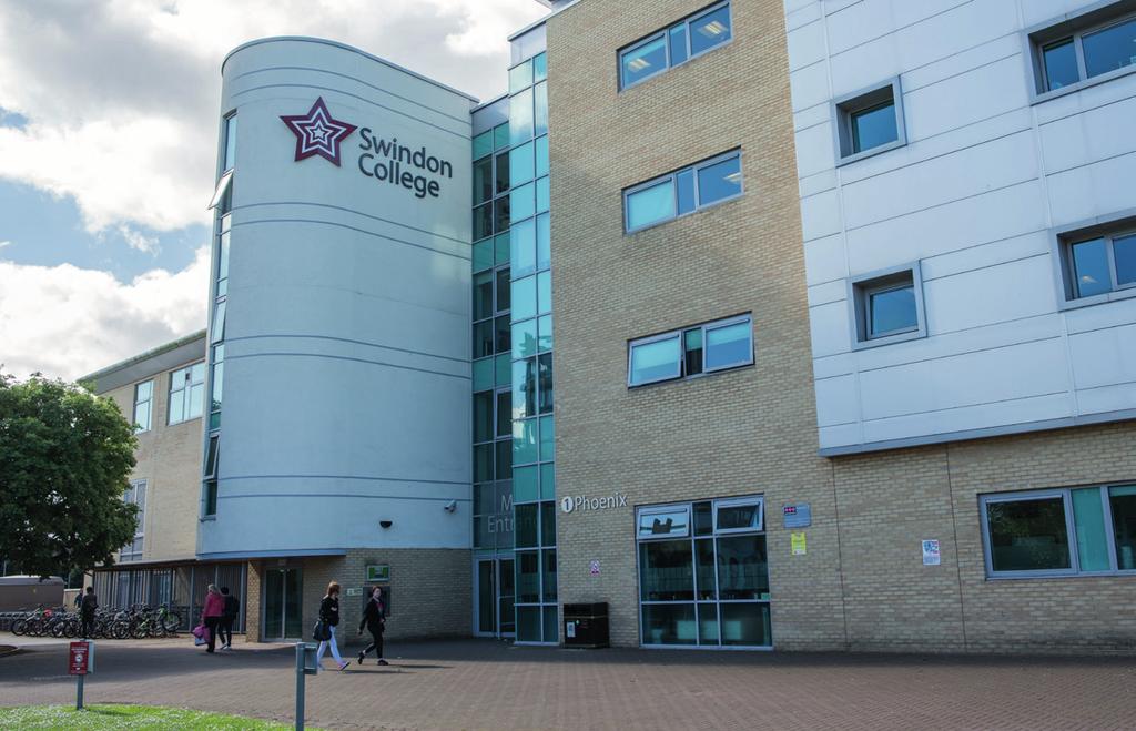 Swindon College WELCOME Swindon College is the largest provider of Apprenticeships locally and was one of the first colleges in the country to receive Grade 1 Outstanding by Ofsted in 2013.