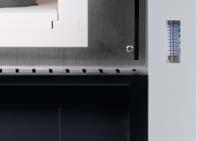 The compact furnace with minimum space requirements is used as a benchtop