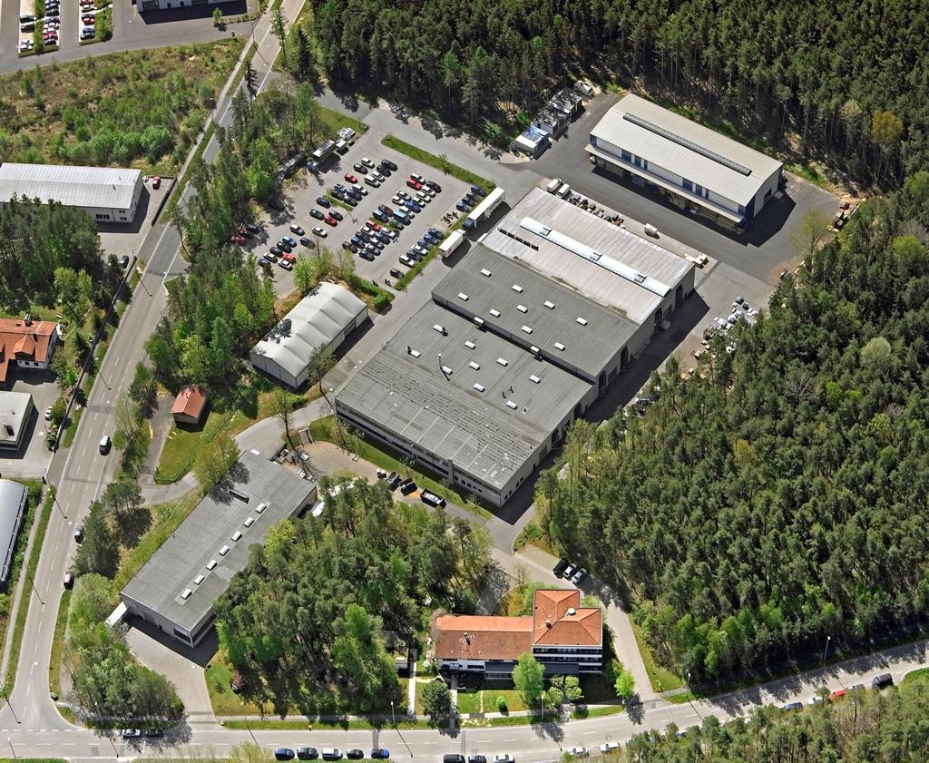 Herding headquarters in Amberg Head Office, Board of Management, Administration Steel Manufacturing Shop: PSB in Hall 1 Sinter Filter Production: PSF in Halls 2 and 3 Warehouse: PLA in