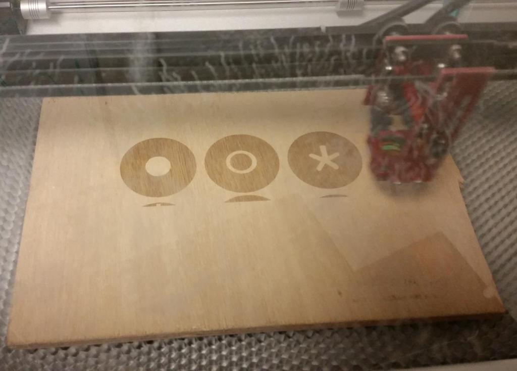 Procedure: Turn on Laser Cutter Engrave simple shapes on scrap material using different PWM and Slew Rate settings Design Sample Grain Patterns to-size in