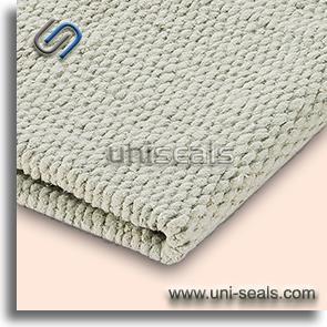 Dusted Asbestos Cloth CL2020 Dusted asbestos cloth Interwoven from warp and weft dusted asbestos yarns. Available to be laminated with aluminum foil on one side of the cloth (style number: CL2020AL).