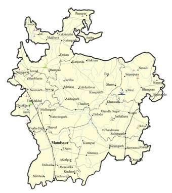Applications Centre, Bhopal Area >= 500 ha Area >= 400 ha and <500 ha Area