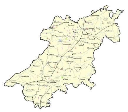 Applications Centre, Bhopal Area >= 500 ha Area >= 400 ha and <500 ha Area
