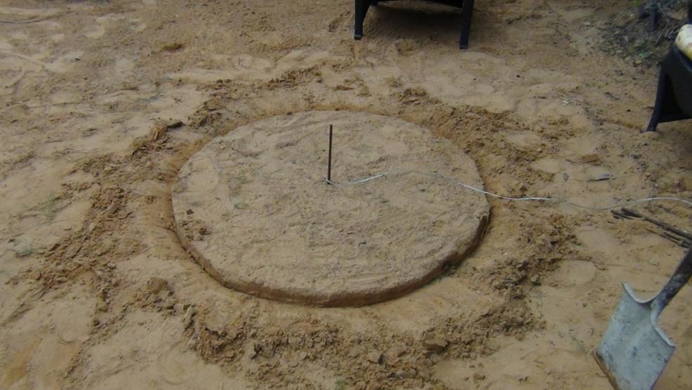 We will edge in a complete circle Fire Pit location 5 When we