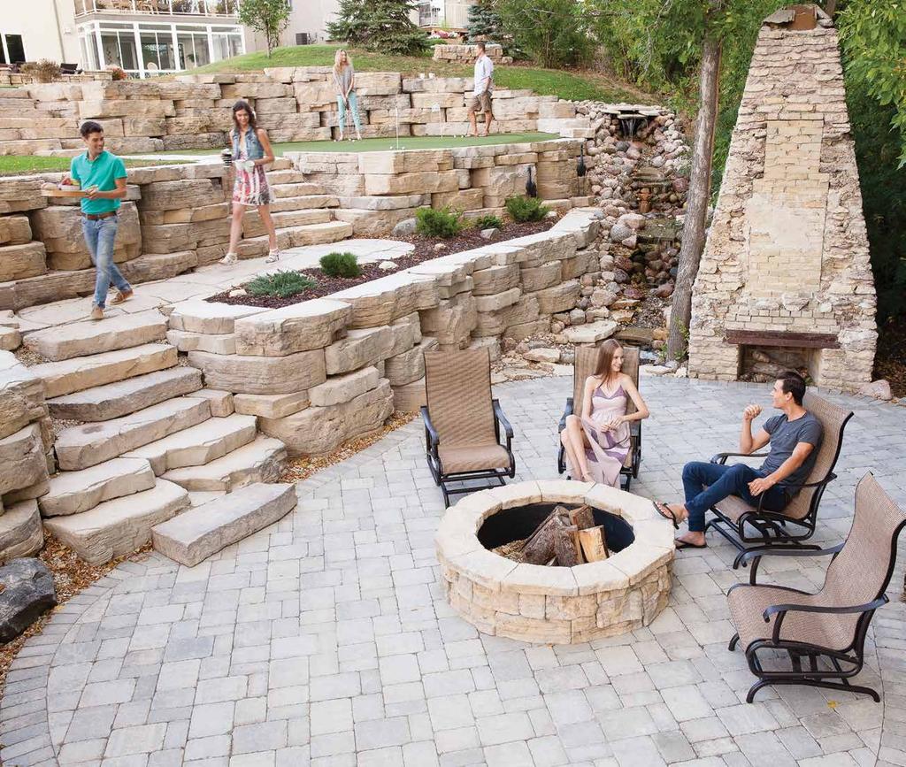 CHANGE YOUR VIEW Look at your backyard. Now Imagine what it could be. At Rosetta Hardscapes we take what nature gives and fashion it into something beautiful, usable and lasting.