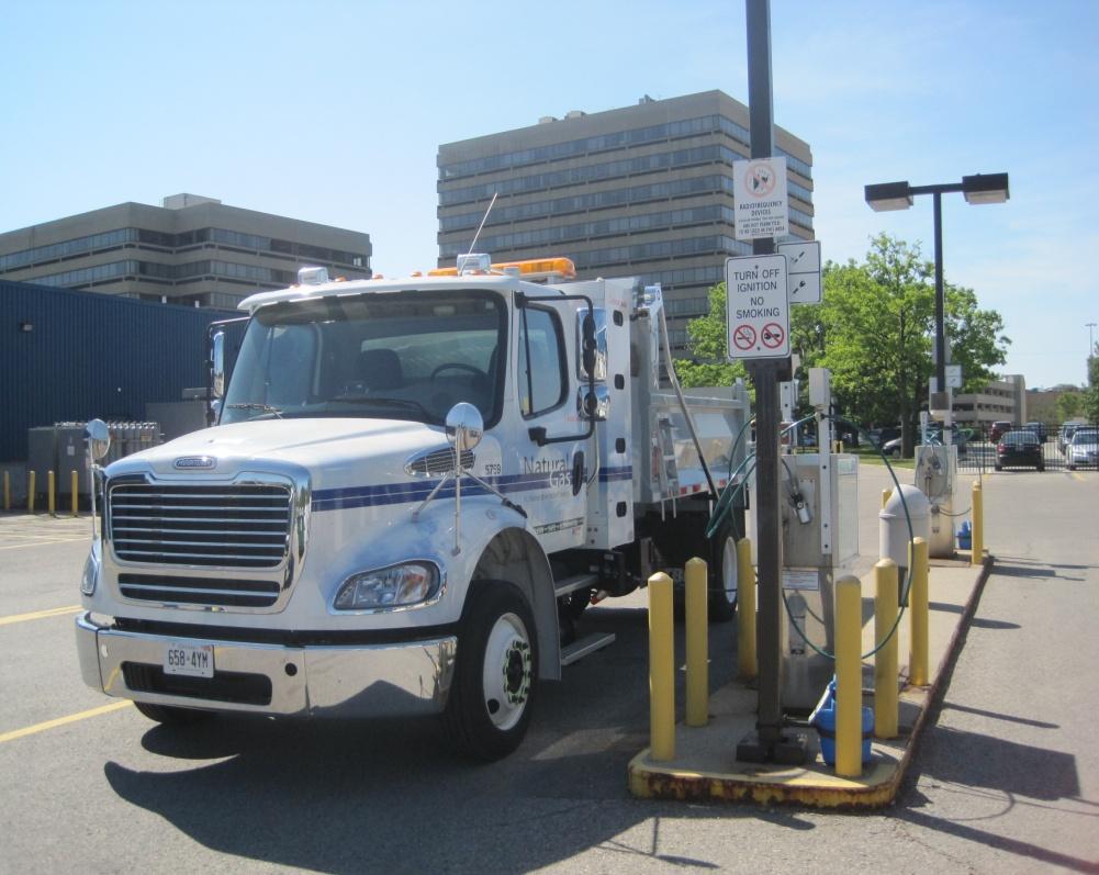 COMPRESSED NATURAL GAS (CNG) CNG is natural gas that is compressed to decrease its volume and tank size Typical pressures: - 3,000 pounds per square inch (psi) has been pressure used for vehicles in