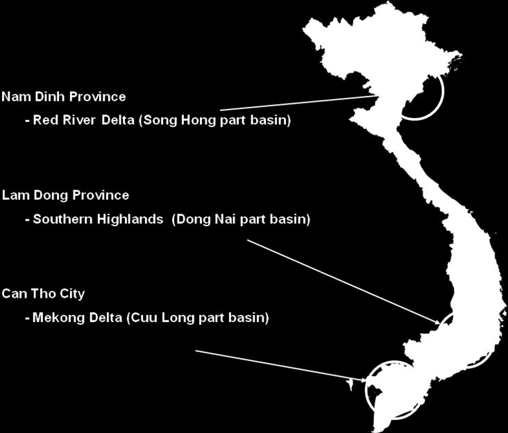 Water 2010, 2 713 see Figure 1). These provinces are located in very different natural and geographical settings and represent the diversity of Vietnamese nature, people and economy.