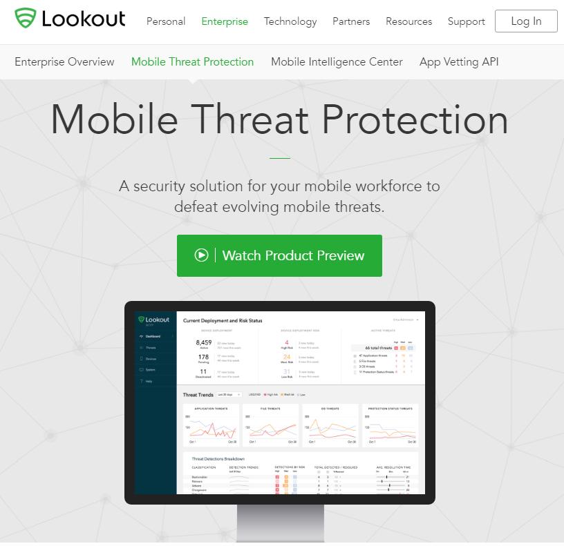 Additional Protection Hot off the presses Announced June 7 th Microsoft is partnering with Lookout Lookout Mobile Threat Protection is being added to EMS What is Mobile Threat