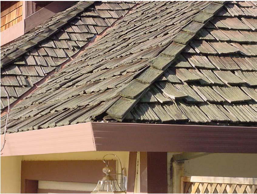 Wood Shake Roofing G. Re-cover Applications: 1. Shakes may be installed over no more than one existing wood shingle or composition shingle roof. 2.