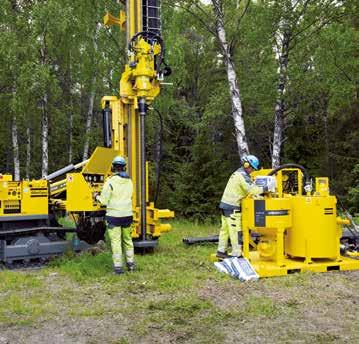 The Mustang range is designed to meet the requirements of different geotechnical drilling areas where casing advancement systems are used; slope stabilization, underpinning, micro piling and well