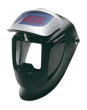 holder and the clear visor. Speedglas FlexView The FlexView spring securely holds the welding filter in the up or down position for maximum user flexibility.