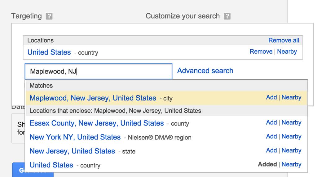 Promote Your Current Programs The Adwords Interface will tell you how many searches