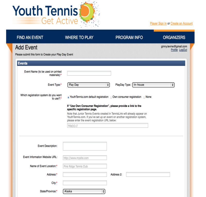 Registration on Youthtennis.com How To Join: It s Simple! Step 1: Go to youthtennis.