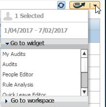 4 In the Request Manager, use the dropdown lists to filter the requests that you want to see: By Date range or period By Group (All, All Home,
