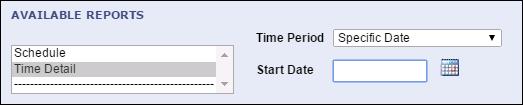 Optionally, select the Specific Date option or the Range of Dates option to request more specific
