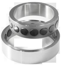 Diamond radial and thrust bearings have also found application in power generation and rotary steerable
