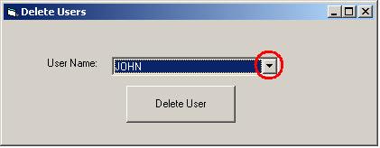Delete Users Purpose Clicking on this button will allow you to delete current Call Analyzer users.