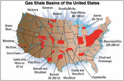 Gas shales in the United States http://www.heise.