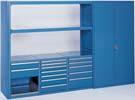 STORE LARGE AND SMALL ITEMS TOGETHER IN A LOGICAL, EASILY ACCESSIBLE SYSTEM Lista Storage Wall Systems Features 68 Building a Storage Wall System 70