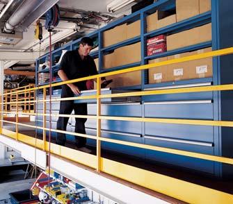 Lockable sliding doors keep contents safe and secure.