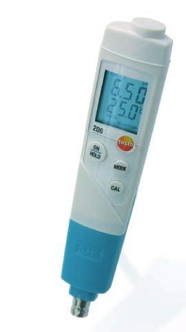 0563 8282 Infrared temperature measuring instrument testo 831 Extremely high speed: two measurements a